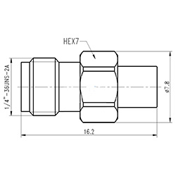 HS-SMAF To SMPM Adapter (18G)